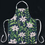 Modernes Blumenmuster Schürze<br><div class="desc">Modernes Design mit Blumenmuster.</div>
