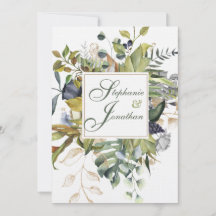Modernes Blumenzeitalter |Blau und Grün | Hochzeit
