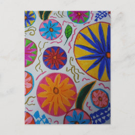 Modernes Blumenzeitalter Postkarte