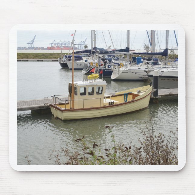 Modernes Boat Traditioneller Stil Mousepad (Vorne)