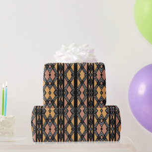 Modernes Bogolan Mudtuch Print Wrapping Paper Geschenkpapier