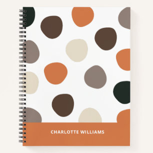 Modernes Boho Abstraktes Muster Notizbuch