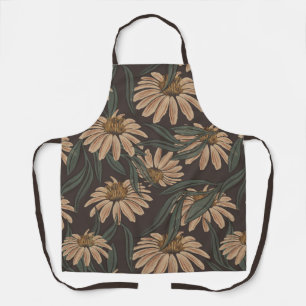 Modernes Boho-Blumenmuster Schürze