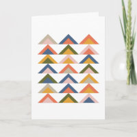 Modernes Boho farbenfrohe geometrische Lücke im In