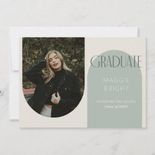 Modernes Boho Graduiertenhaus Ankündigung des offe