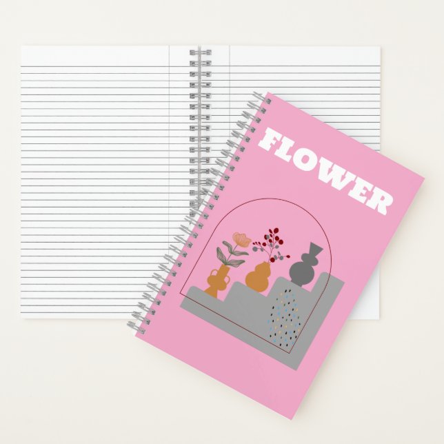 Modernes Boho Notizbuch (Innen)