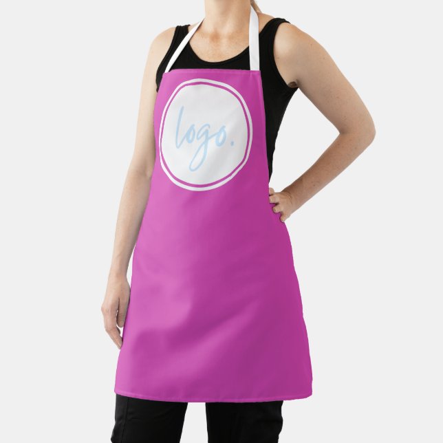 MODERNES BOLD PINK FARBGESCHÄFTSLOGO-UNTERNEHMEN SCHÜRZE (InSitu)