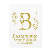 Modernes botanisches Schreiben B Personalisiert