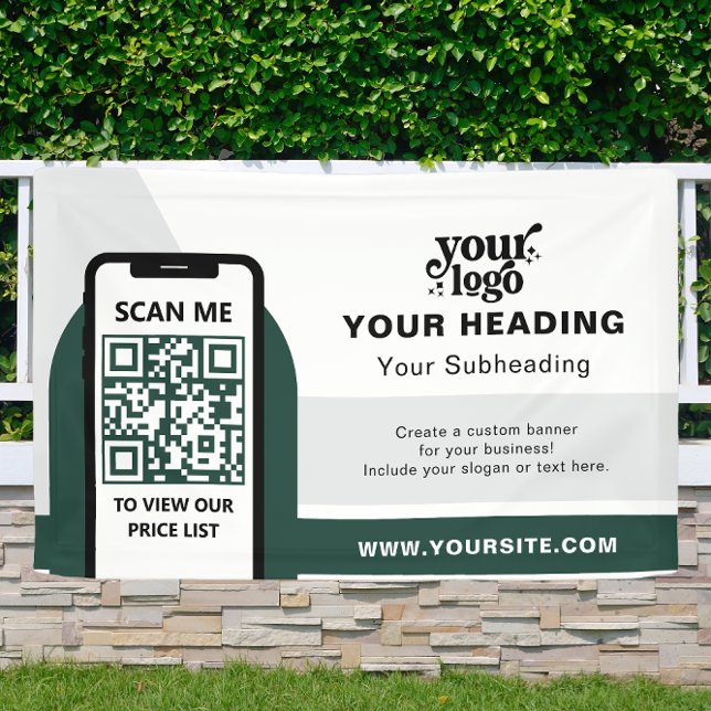 Modernes Branding - Beruflicher QR-Code Banner (Von Creator hochgeladen)