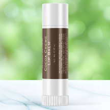 Modernes Braun mit einem hellbraunen Tupfer-Etiket