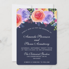 Modernes Brautmittel für Hochzeiten Einladung