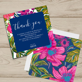 Modernes Brautparty in Aquarellfarben Dankeskarte