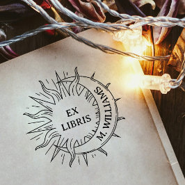 Modernes Buchpapier für Sun & Moon Personal Librar Permastempel