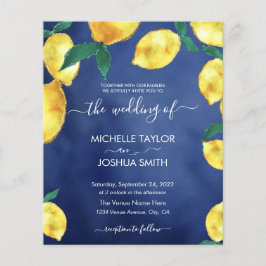 Modernes Budget Lemon Capri Italien Hochzeit