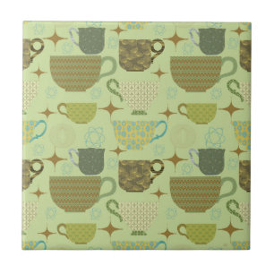 Modernes Bühnenteam aus dem Mittelalter Fliese