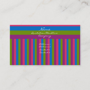 Modernes buntes Geschäft Visitenkarte