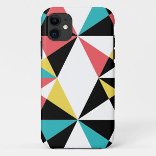 Modernes, buntes, lustiges, trendiges, geometrisch Case-Mate iPhone hülle