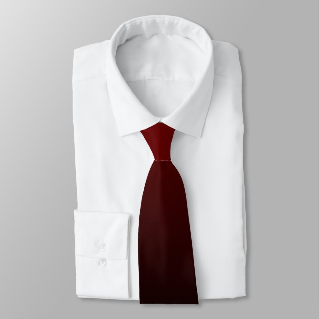 Modernes Burgundy Black Ombre Krawatte (Gebunden)
