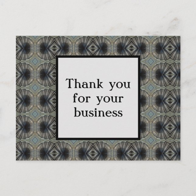 Modernes Business dank Kundenzufriedenheit Postkarte (Vorderseite)