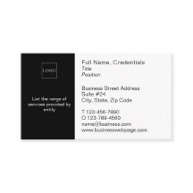 Modernes Business, Firmenlogo in Schwarz und Weiß
