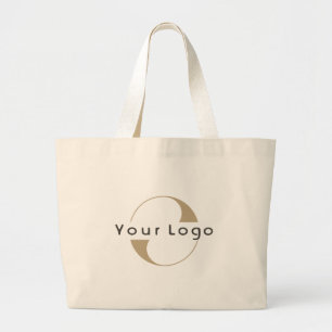 Modernes Business-Logo Einfach Saubere Minimal gro Jumbo Stoffbeutel
