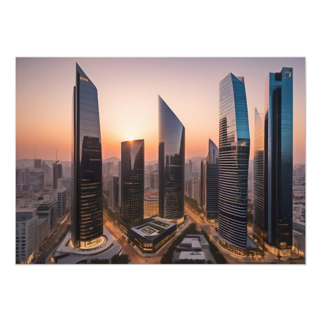 Modernes Businesscenter Fotodruck (Vorne)