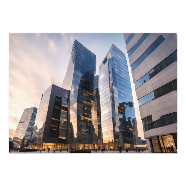 Modernes Businesscenter Fotodruck (Vorne)
