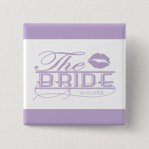 Modernes Button "The Bride"