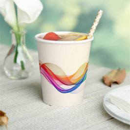 Modernes Café oder Bar Custom Barista Pappbecher