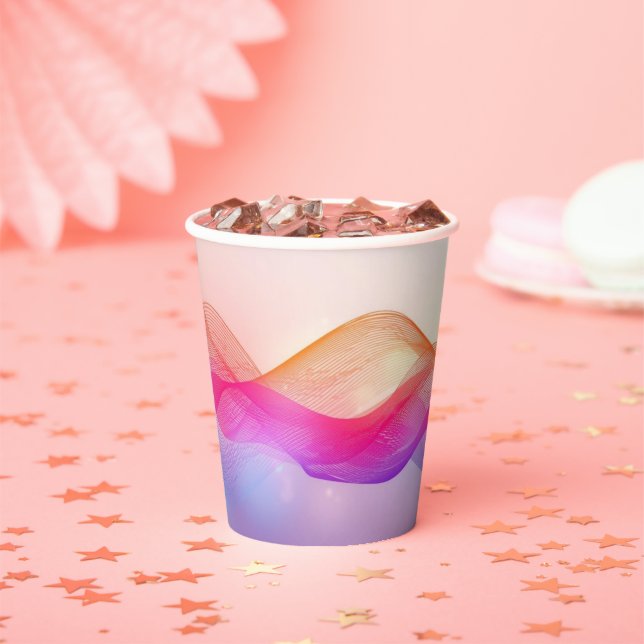 Modernes Café oder Bar Custom Barista Pappbecher (Insitu)