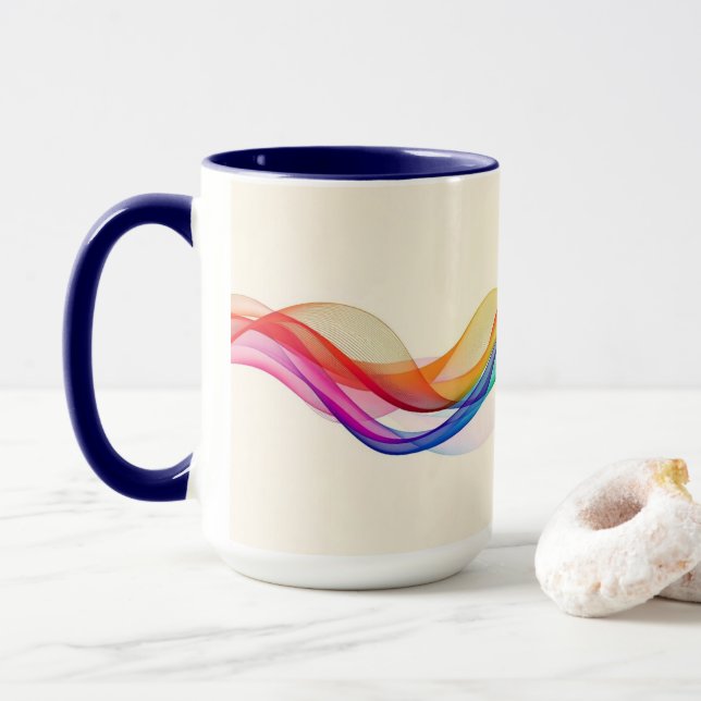 Modernes Café oder Bar Custom Barista Tasse (Mit Donut)