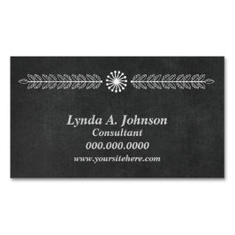 Modernes Chalkboard Beruflich Magnetische Visitenkarte