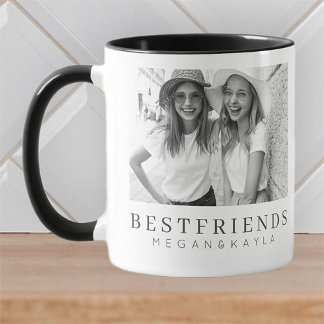 Modernes Chic Best Friends BESTE FREUNDIN Foto Tasse