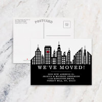 Modernes Chic Cityscape Neue Zuhause Moving