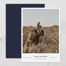 Modernes Chic-Foto Save The Date