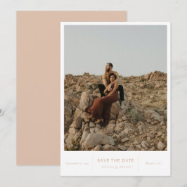 Modernes Chic-Foto Save The Date