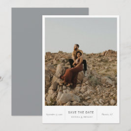 Modernes Chic-Foto Save The Date