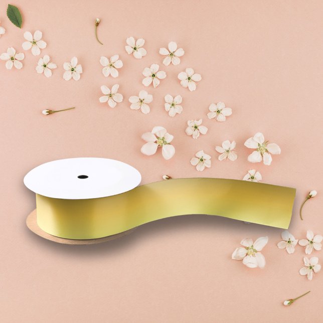 Modernes Chic Metallic Gelb / Gold Satinband (Von Creator hochgeladen)