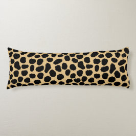 Modernes Chic Wildlife Cheetah Animal Print Muster Seitenschläferkissen