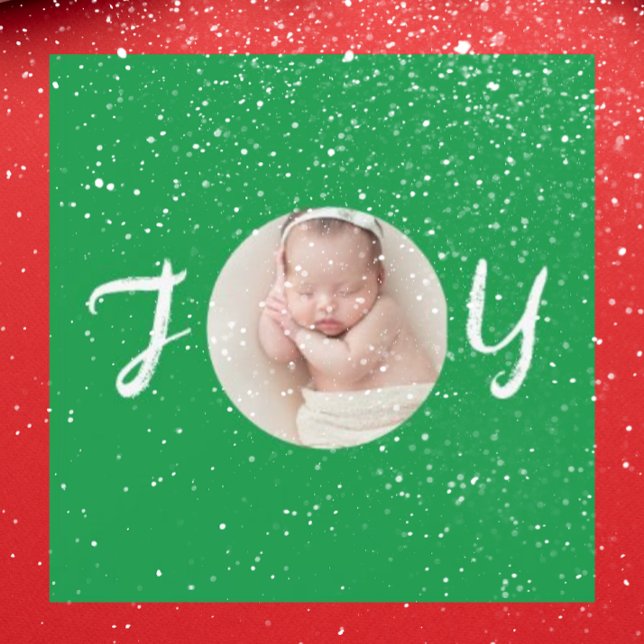 MODERNES CHRISTMAS FAMILIENFOTO MAGNETKARTE (Von Creator hochgeladen)
