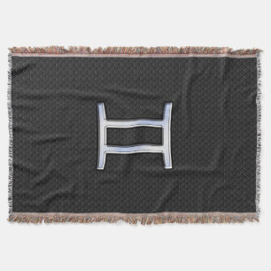 Modernes Chrome wie Gemini Zodiac Symbol Decke
