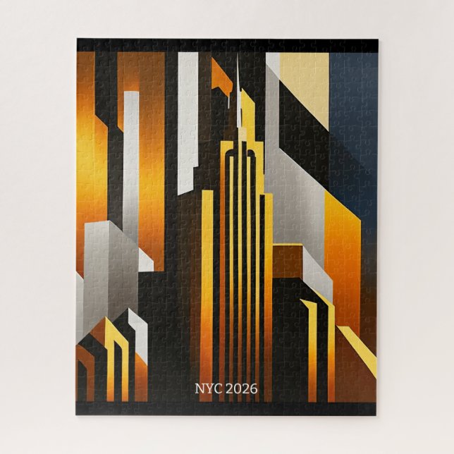 MODERNES CITYSCAPE METROPOLIS ART DESIGN (Vertikal)