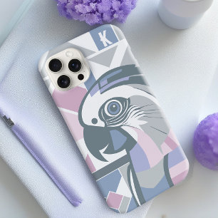 Modernes Cockatoo Stilvolles geometrisches Parrot Case-Mate iPhone Hülle