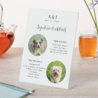 Modernes Cocktailmenü für Hochzeiten - zwei Fotos