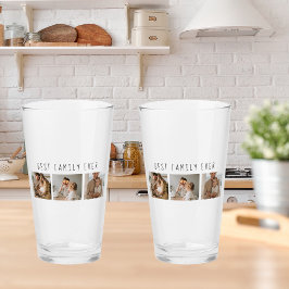 Modernes Collage Foto & Beste Familie je Bestes Ge Glas