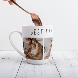 Modernes Collage Foto & Beste Familie je Bestes Ge Milchtasse