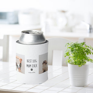 Modernes Collage Foto Beste Mama Hund je Dosenkühler