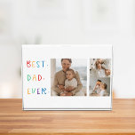 Modernes Collage Foto Farbenfroh Bester Vater je G<br><div class="desc">Das "Modern Collage Foto Colorful Best Vater Ever Gift" ist ein personalisiertes und einzigartiges Geschenk für jeden Papa, der es verdient, gefeiert zu werden. Das Geschenk ist ein Collage Foto, das aus mehreren Einzelbildern besteht, die sorgfältig arrangiert wurden, um ein atemberaubendes und auffälliges Design zu schaffen. Das Geschenk ist ein...</div>