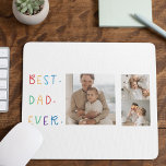 Modernes Collage Foto Farbenfroh Bester Vater je G Mousepad<br><div class="desc">Das "Modern Collage Foto Colorful Best Vater Ever Gift" ist ein personalisiertes und einzigartiges Geschenk für jeden Papa, der es verdient, gefeiert zu werden. Das Geschenk ist ein Collage Foto, das aus mehreren Einzelbildern besteht, die sorgfältig arrangiert wurden, um ein atemberaubendes und auffälliges Design zu schaffen. Das Geschenk ist ein...</div>