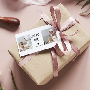 Modernes Collage Foto Liebe Mama Bestes Geschenk Geschenkanhänger